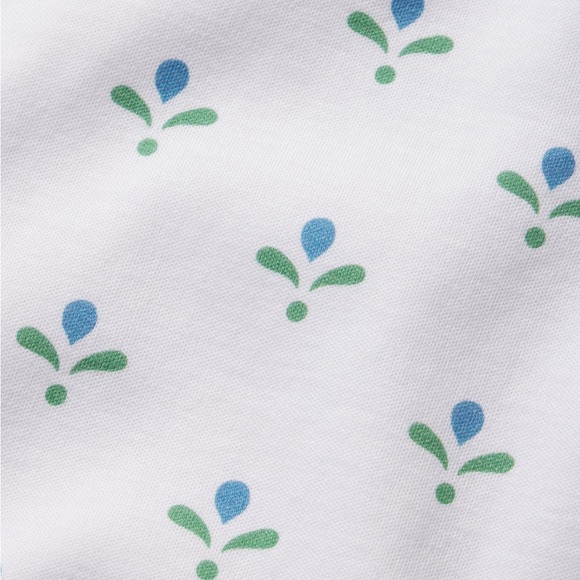 NWT Lake Women’s Pima Cotton Wide Leg PJ set/ XL/Serene Blue Multi Blossom - Picture 9 of 10